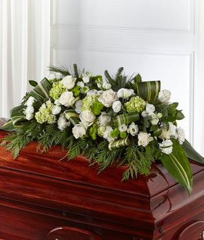 hopeful gesture casket spray